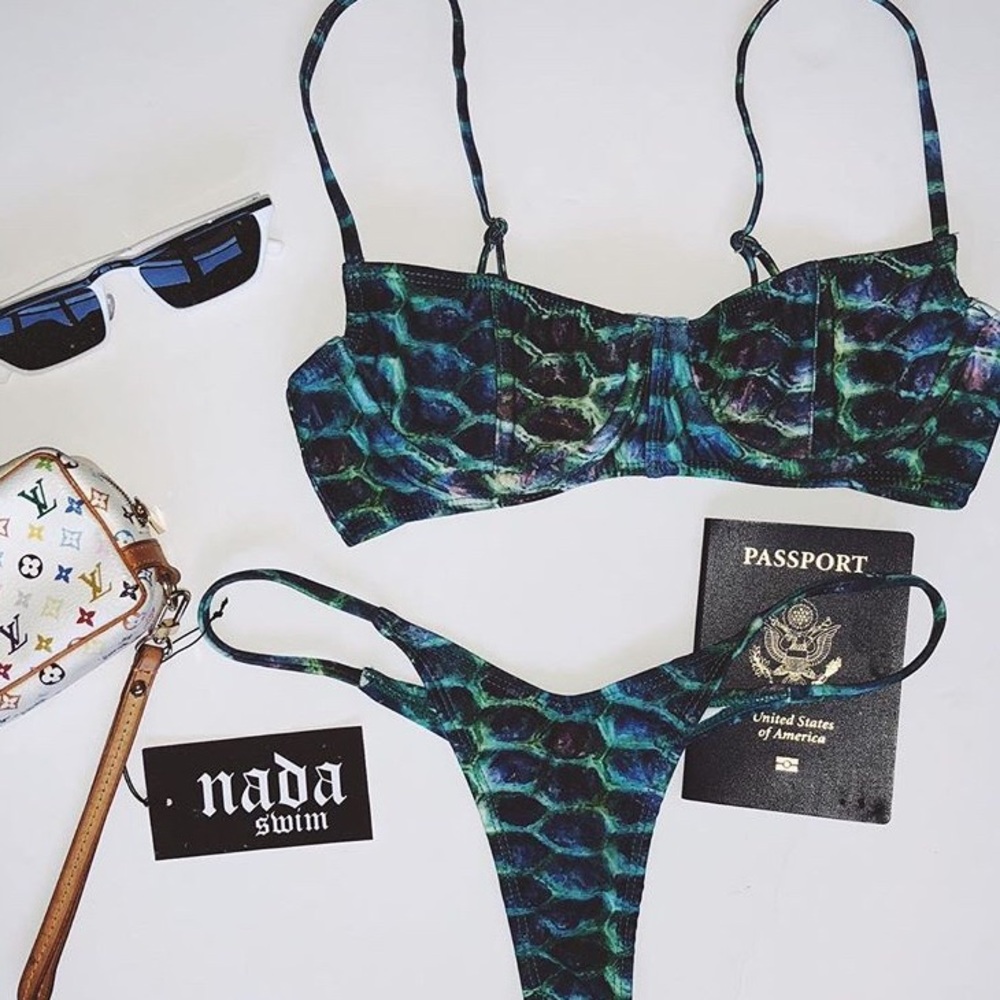 Cheeky High Cut Bikini,  NADA SWIM
